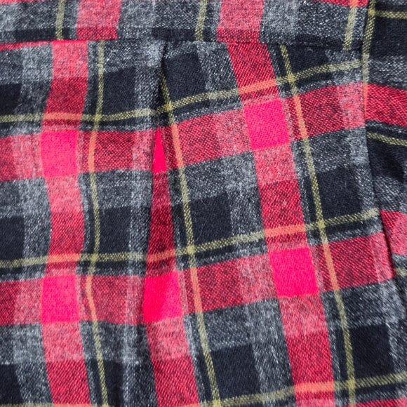 Pendleton Roos Atkins Flannel Shirt Red Black Plaid Wool Long Sleeve Md Vintage - Picture 11 of 15
